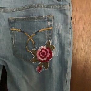 Tyte Jeans, Size 5; Low rise, Boot leg